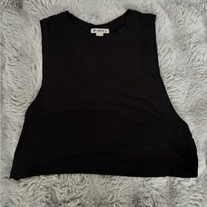 Black Forever 21 Activewear Tank
